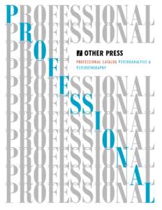 Microsoft Word - Other Press Academic-Professional catalog - printdoc