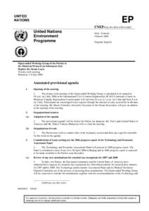 UNITED NATIONS EP UNEP/OzL.Pro.WGAdd.1