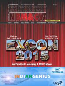 VOL.21, ISSUE-5  NOVEMBER 2015 Being Published Since 1995