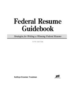 federal resume guidebook pdf download