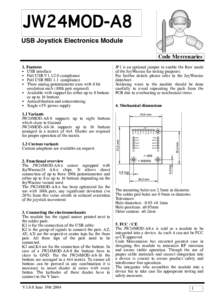 JW24MOD-A8 Datasheet, Layout 1