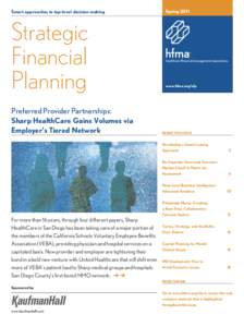 Smart approaches to top-level decision making  Spring 2011 Strategic Financial