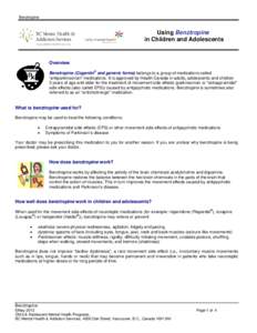 Microsoft Word - Benztropine medication information - May 2013.doc