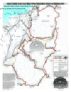 South Tahoe Area Trail Map (From Kingsbur y Grade to Highway 89) HG HW AY  50
