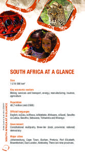 Pocket Guide to South Africa[removed]: South Africa at a glance