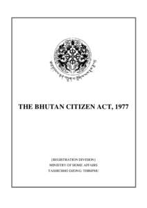 Bhutan Citizenship Act 1977_English version_