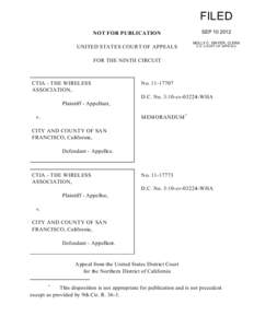 Appellate review / Legal procedure / CTIA – The Wireless Association / Technology / Law / Lawsuits / Appeal