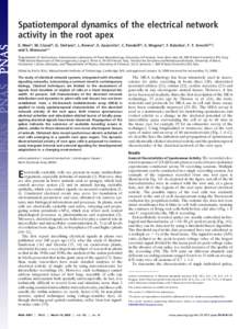 Neuroscience / Biology / Nervous system / Neurophysiology / Electrophysiology / Plant anatomy / Computational neuroscience / Neural coding / Root / Action potential / Coincidence detection in neurobiology / Astrocyte