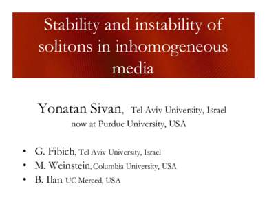 Dynamics of solitons in inhomogeneous media