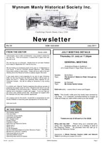 Wynnum Manly Historical Society Inc. ABNNewsletter No 34