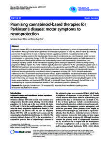 Promising cannabinoid-based therapies for ParkinsonŁs disease: motor symptoms to neuroprotection