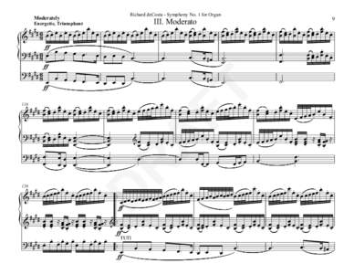   Richard deCosta - Symphony No. 1 for Organ Moderately Energetic, Triumphant