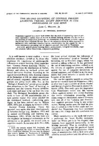 JOURNAL OF THE EXPERIMENTAL ANALYSIS OF BEHAVIOR  1982, 38, NUMBER