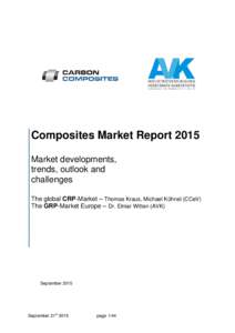 Der Composites-Markt Europa: Marktentwicklungen, Herausforderungen und Chancen