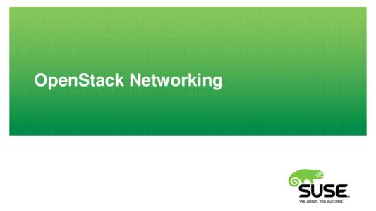 OpenStack Networking  Understanding of OpenStack Components 2