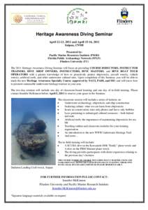 Microsoft Word - Heritage Awareness Diving Seminar_flier
