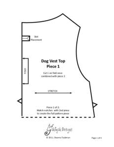 FOLD  Slot Placement  Dog Vest Top