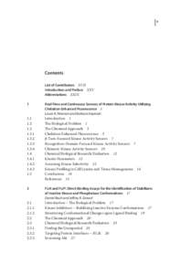 V  Contents List of Contributors XVII Introduction and Preface XXV Abbreviations XXIX
