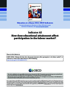 Education at a Glance 2014 OECD inDiCatOrsEducation at a Glance 2014: OECD Indicators
