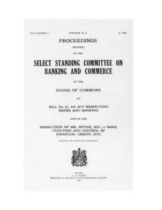 EXCERPTS RELATING TO THE COMMITTEE’S EXAMINATION OF MAJOR CLIFFORD HUGH DOUGLAS