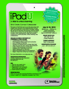 Tablet computers / Apple Inc. / IPad / Cedar Rapids /  Iowa / E-learning / Software / Computer hardware / IOS / ITunes / Multi-touch