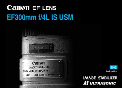 EF300mm f/4L IS USM  C Y P