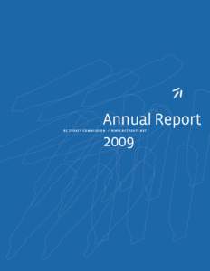 Annual Report 2009 bc treaty commission / www.bctreaty.net  treaty commission annual report 2009 | B