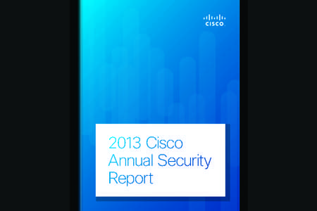 2013 Cisco Annual Security Report 2
