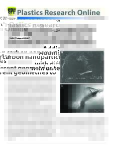 speproAdding carbon nanoparticles with different geometries to poly(ethylene terephthalate) Sandra Paszkiewicz