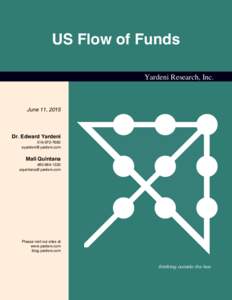 US Flow of Funds Yardeni Research, Inc. June 11, 2015  Dr. Edward Yardeni