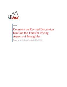 Comment on Revised Discussion Draft on the Transfer Pricing Aspects of Intangibles
