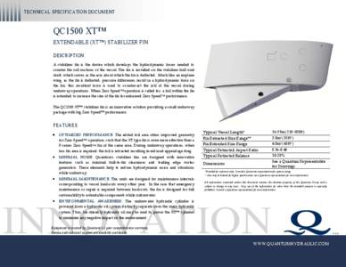 Surfboard / Stabilizer / Fin / Hydraulic drive system