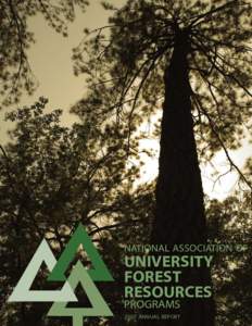 national association of  University Forest Resources programs