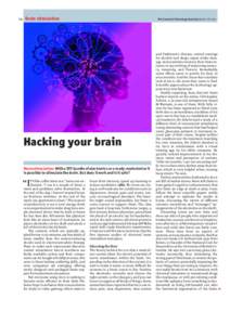14  Brain stimulation The Economist Technology Quarterly March 7th 2015