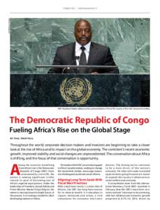 UN Photo/J Carrier  Promotion | EMERGING MARKETS DRC President Kabila addresses the general debate of the 67th session of the U.N. General Assembly.