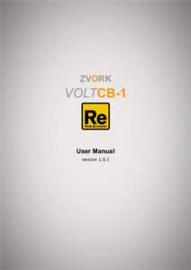 ZVORK  VOLTCB-1 User Manual version 1.0.1