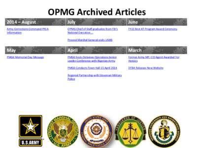 OPMG Archived Articles 2014 – August July  June