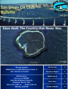 San Diego DX Club Bulletin JuneEbon Atoll: The Country that Never Was