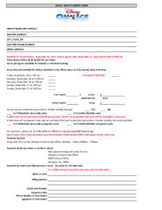 SCOUT GROUP ORDER FORM  GROUP NAME AND CONTACT MAILING ADDRESS CITY, STATE, ZIP DAYTIME PHONE NUMBER
