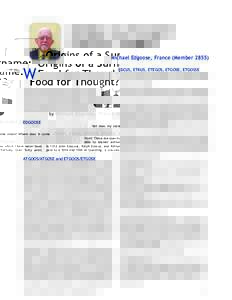 Origins of a Surname: Food for Thought? by Michael Edgoose, France (MemberW