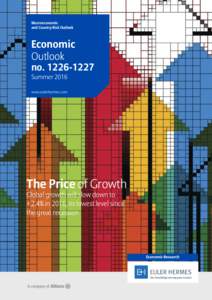Macroeconomic and Country Risk Outlook Economic Outlook no