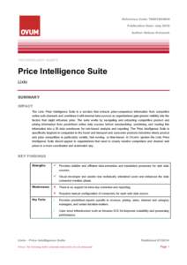 Lixto – Price Intelligence Suite