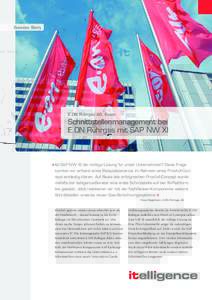 Success Story  E.ON Ruhrgas AG, Essen Schnittstellenmanagement bei E.ON Ruhrgas mit SAP NW XI