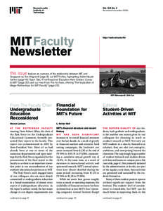 MIT Faculty Newsletter, Vol. XIX No. 2