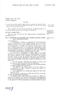 PUBLIC LAW[removed]—DEC. 27, [removed]STAT[removed]Public Law[removed]107th Congress