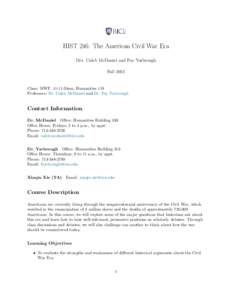 History of the United States / 19th century in the United States / American Civil War / Computing / Resource Description Framework / School of Computer Science /  University of Manchester / Semantic Web / Web Ontology Language / Confederates in the Attic / Reconstruction Era / Union / Owl City