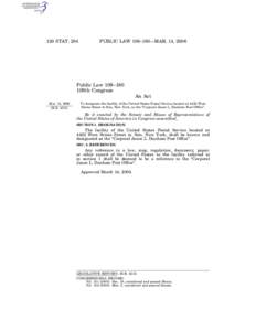 120 STAT[removed]PUBLIC LAW 109–180—MAR. 14, 2006 Public Law 109–180 109th Congress