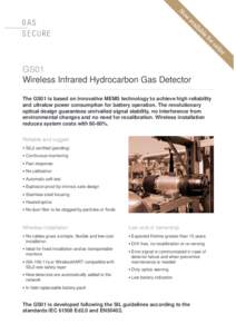 Microsoft PowerPoint[removed]GasSecure GS01 Brochure