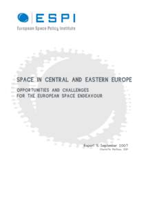 European integration / Space policy / European Union / Post-Soviet states / European Neighbourhood Policy / Galileo / Future enlargement of the European Union / Russia–European Union relations / Spaceflight / European Space Agency / Europe