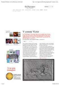 Fondation Vasarely à Aix-en-Provence, en Provence  http://www.enprovence.fr/rubrique/agenda_r8/v-comme-victor... Enavec Provence